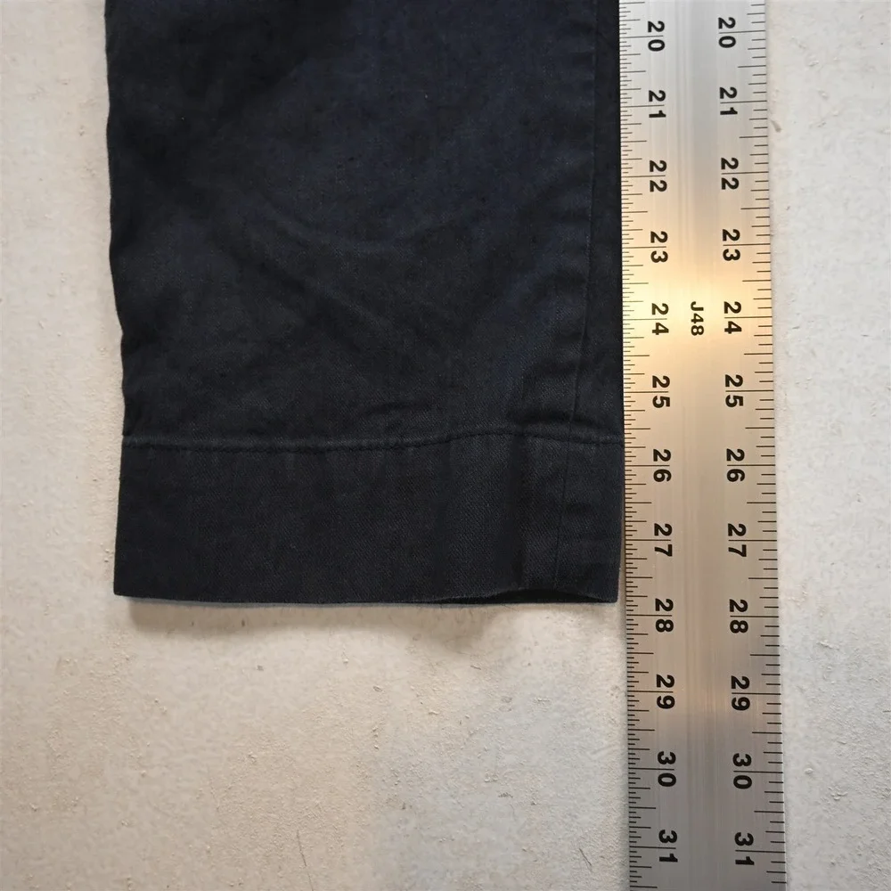 Banana Republic 32x30 Navy Blue Linen 418962 Traveler Tapered Drawstring Pants